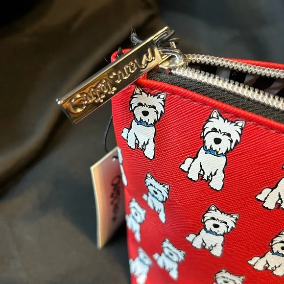 NWT - Marc Tetro Westies Dogs Cosmetic Bag AND Travel Train Case  - NWT - Picture 6 of 8